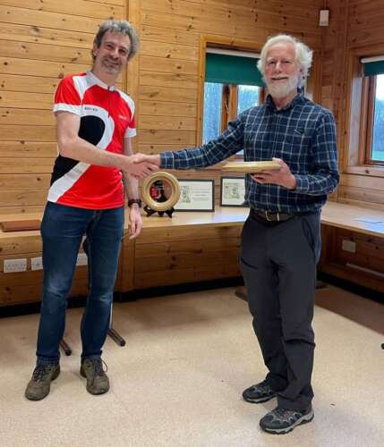 Mike Bickle receives the Ulratravet mens WAGAL trophy