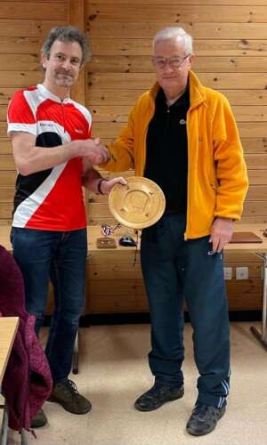 Ian Smith receives the Mapping Trophy