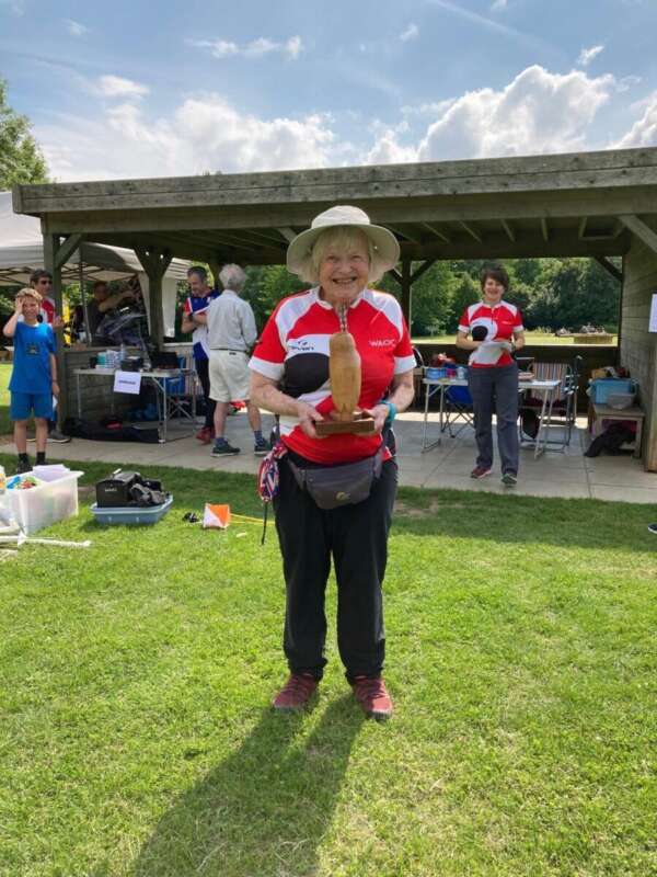 The Owl trophy went to Ursula Oxburgh for her achievement in the British Night Champs in Feb 2020