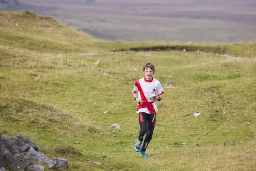 Erik running at the JHI2025