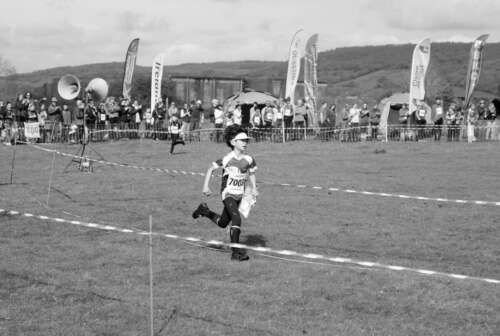 The Run in to the handover at the JK Relays