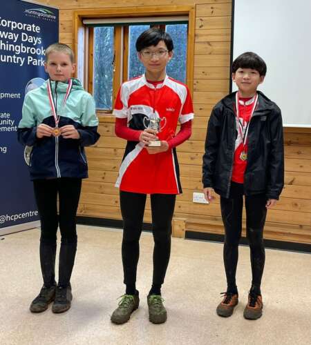 Erik, Alistair, Erik and Andre were the top 3 male juniors in the WAGAL